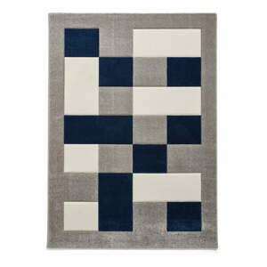 Modro-šedý běhoun Think Rugs Brooklyn, 60 x 230 cm