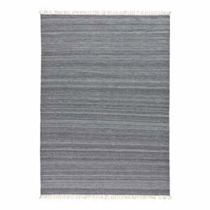 Tmavě šedý venkovní koberec z recyklovaného plastu Universal Liso, 160 x 230 cm