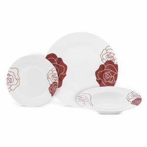 19dílná sada porcelánového nádobí Villa Altachiara Roses