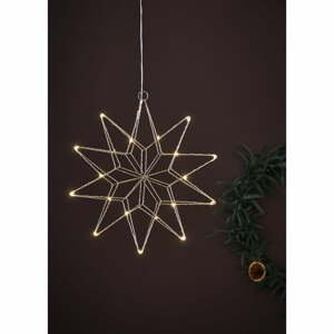 Světelná dekorace s vánočním motivem ve stříbrné barvě ø 31 cm Gleam – Markslöjd