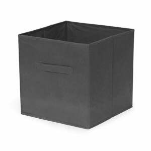 Tmavě šedý úložný box Compactor, 27 x 28 cm