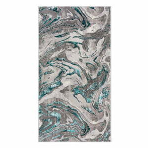 Šedo-modrý koberec Flair Rugs Marbled, 240 x 340 cm