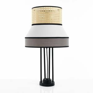 Černo-šedá stolní lampa 62 cm Wien - Tomasucci