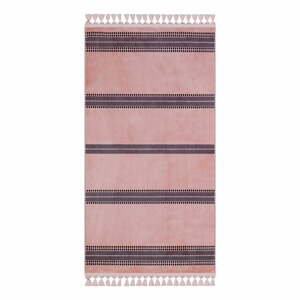 Růžový pratelný koberec 150x80 cm - Vitaus