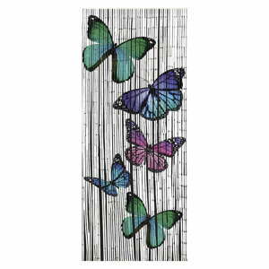 Bambusový závěs do dveří 200x90 cm Butterflies - Maximex