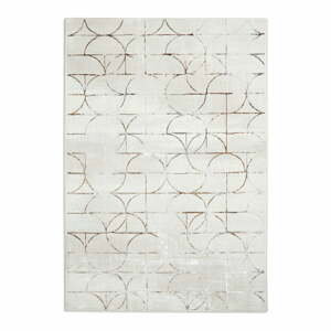 Béžový/ve stříbrné barvě koberec 170x120 cm Creation - Think Rugs