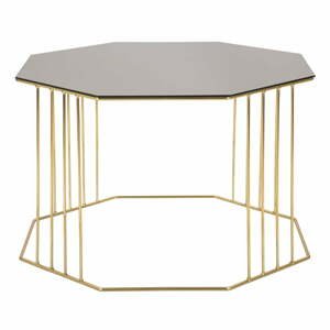 Konferenční stolek ve zlaté barvě ø 45 cm Octagon - Mauro Ferretti