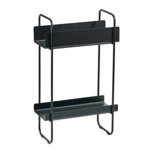 Černý kovový konzolový stolek 24x48 cm A-Console – Zone