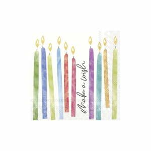 Papírové ubrousky v sadě 20 ks Birthday Wish - IHR