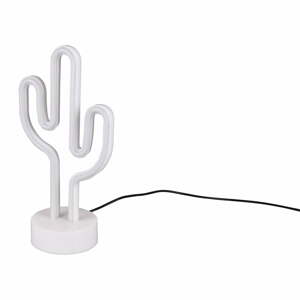 Bílá LED stolní lampa (výška 29 cm) Cactus – Trio