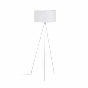 Bílá stojací lampa s textilním stínidlem (výška 157 cm) Ikia – Kave Home