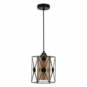 Černé závěsné svítidlo ø 18 cm Livian – Candellux Lighting