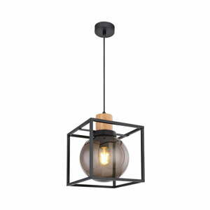 Černé závěsné svítidlo 19x19 cm Retro 2 – Candellux Lighting