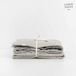 Béžová lněná dětská deka 100x140 cm – Linen Tales