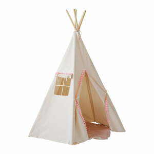 Dětský stan teepee Fluffy Pompoms – Moi Mili