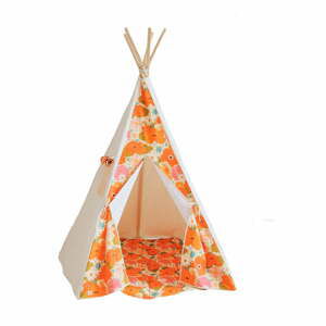 Dětský stan teepee Picnic with Flowers – Moi Mili