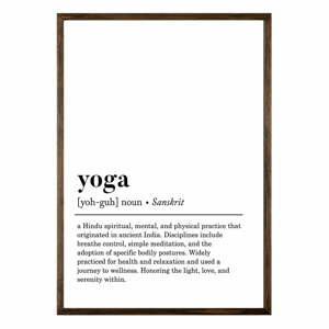 Plakát 50x70 cm Yoga – Wallity