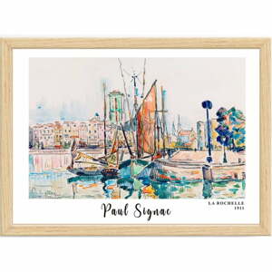 Plakát v rámu 45x35 cm Paul Signac – Wallity