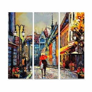 Obrazy v sadě 3 ks 20x50 cm Street – Wallity