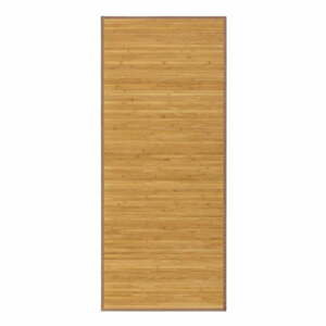 Bambusový koberec běhoun v přírodní barvě 75x175 cm – Casa Selección