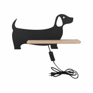 Černé dětské svítidlo Dog – Candellux Lighting