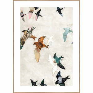 Obraz 30x40 cm Abstract Birds – Malerifabrikken