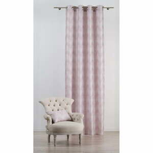 Růžový závěs 135x260 cm Durante – Mendola Fabrics
