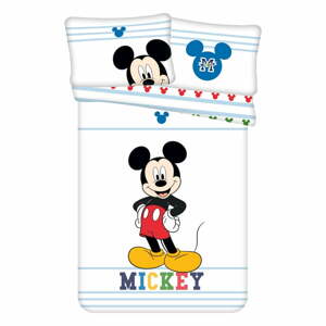 Bavlněné dětské povlečení do postýlky 100x135 cm Mickey – Jerry Fabrics