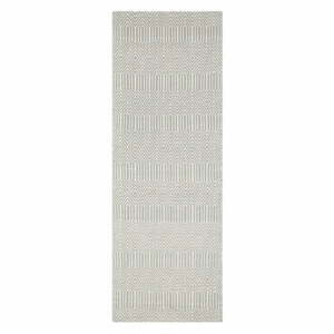Světle šedý vlněný koberec běhoun 66x200 cm Sloan – Asiatic Carpets
