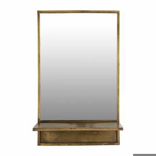 Nástěnné zrcadlo s poličkou  37x61 cm Feyza – White Label
