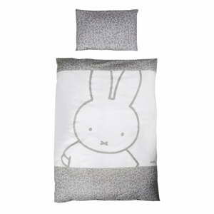 Bavlněné dětské povlečení do postýlky 100x135 cm Miffy – Roba