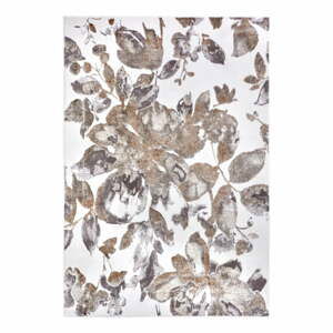 Šedo-hnědý koberec 67x120 cm Shine Floral – Hanse Home