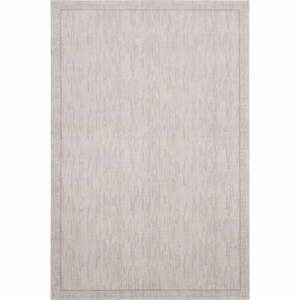 Béžový vlněný koberec 133x180 cm Linea – Agnella