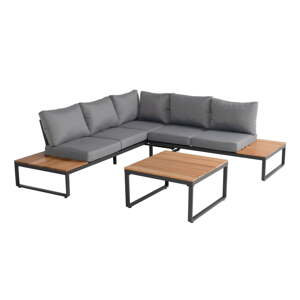 Šedý zahradní lounge set pro 5 Madeira – Hartman