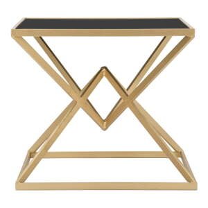 Noční stolek v černo-zlaté barvě Piramid – Mauro Ferretti