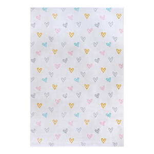 Bílý dětský koberec 120x170 cm Hearts – Hanse Home