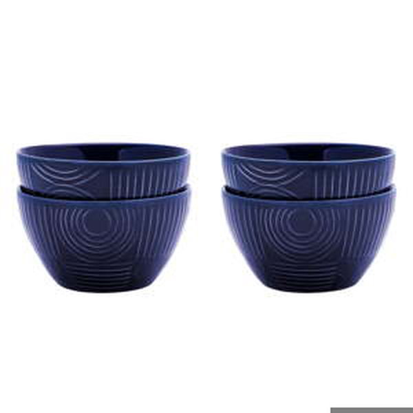 Tmavě modré keramické misky v sadě 4 ks 400 ml Arc – Maxwell & Williams