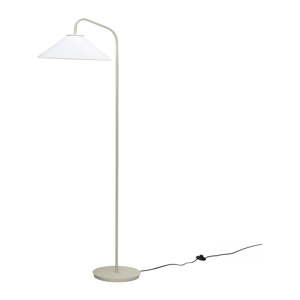 Krémová stojací lampa se skleněným stínidlem (výška 158 cm) Solid – Hübsch