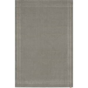 Světle šedý vlněný koberec 120x180 cm Calisia M Grid Rim – Agnella