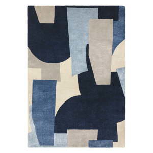 Modrý ručně tkaný koberec z recyklovaných vláken 200x290 cm Romy – Asiatic Carpets