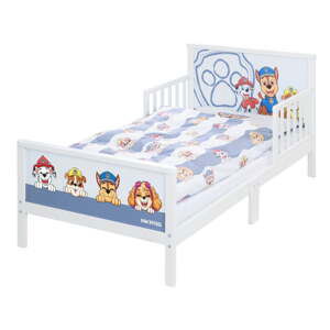 Bílo-modrá dětská postel 70x140 cm Paw Patrol – Roba