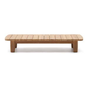 Zahradní odkládací stolek z teakového dřeva 70x140 cm Tirant – Kave Home