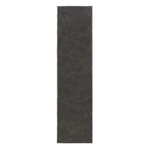 Tmavě šedý běhoun z recyklovaných vláken 60x230 cm Sheen – Flair Rugs