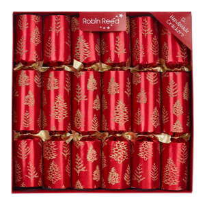 Vánoční crackery v sadě 12 ks Tree Flakes – Robin Reed