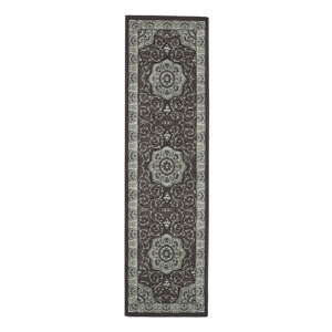 Tmavě šedý běhoun 67x240 cm Heritage – Think Rugs