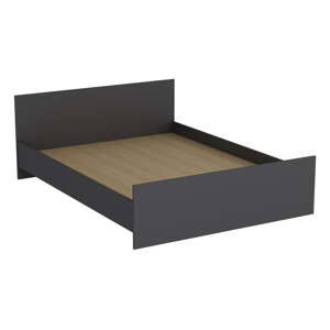 Antracitová dvoulůžková postel 160x200 cm Kale – Kalune Design