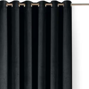 Černý sametový dimout závěs 530x175 cm Velto – Filumi