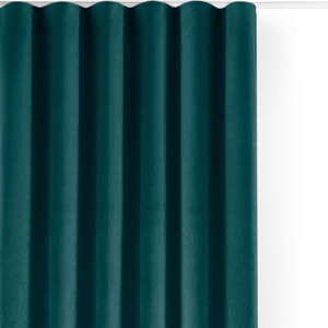 Sametový dimout závěs v petrolejové barvě 200x270 cm Velto – Filumi