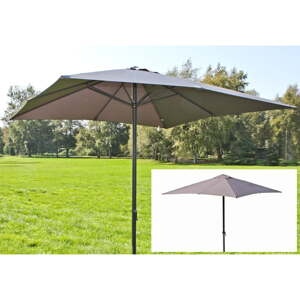 Šedý slunečník 240x251 cm – Garden Pleasure