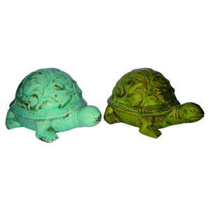 Sošky v sadě 2 ks (výška 12,5 cm) Turtle – Deco Pleasure